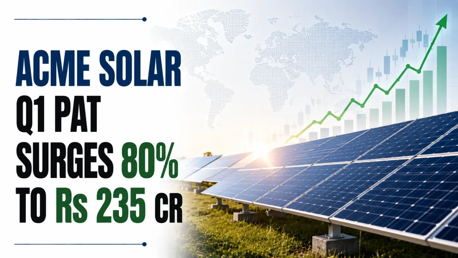 Acme Solar Q1 PAT Surges 80% to Rs 235 Cr