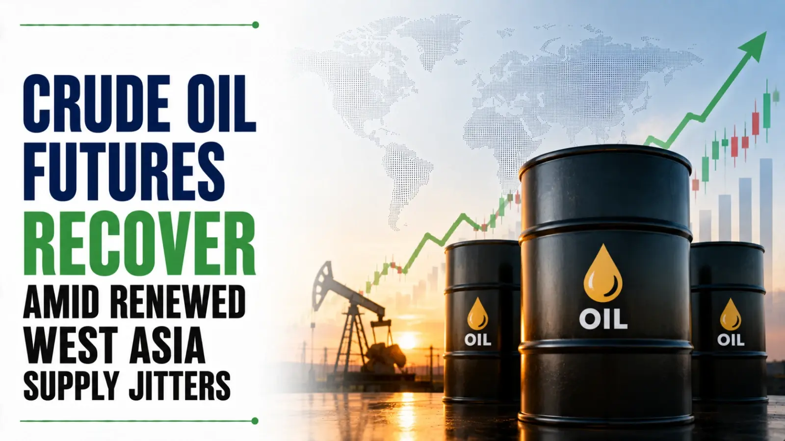Crude Oil Futures Recover Amid Renewed West Asia Supply Jitters