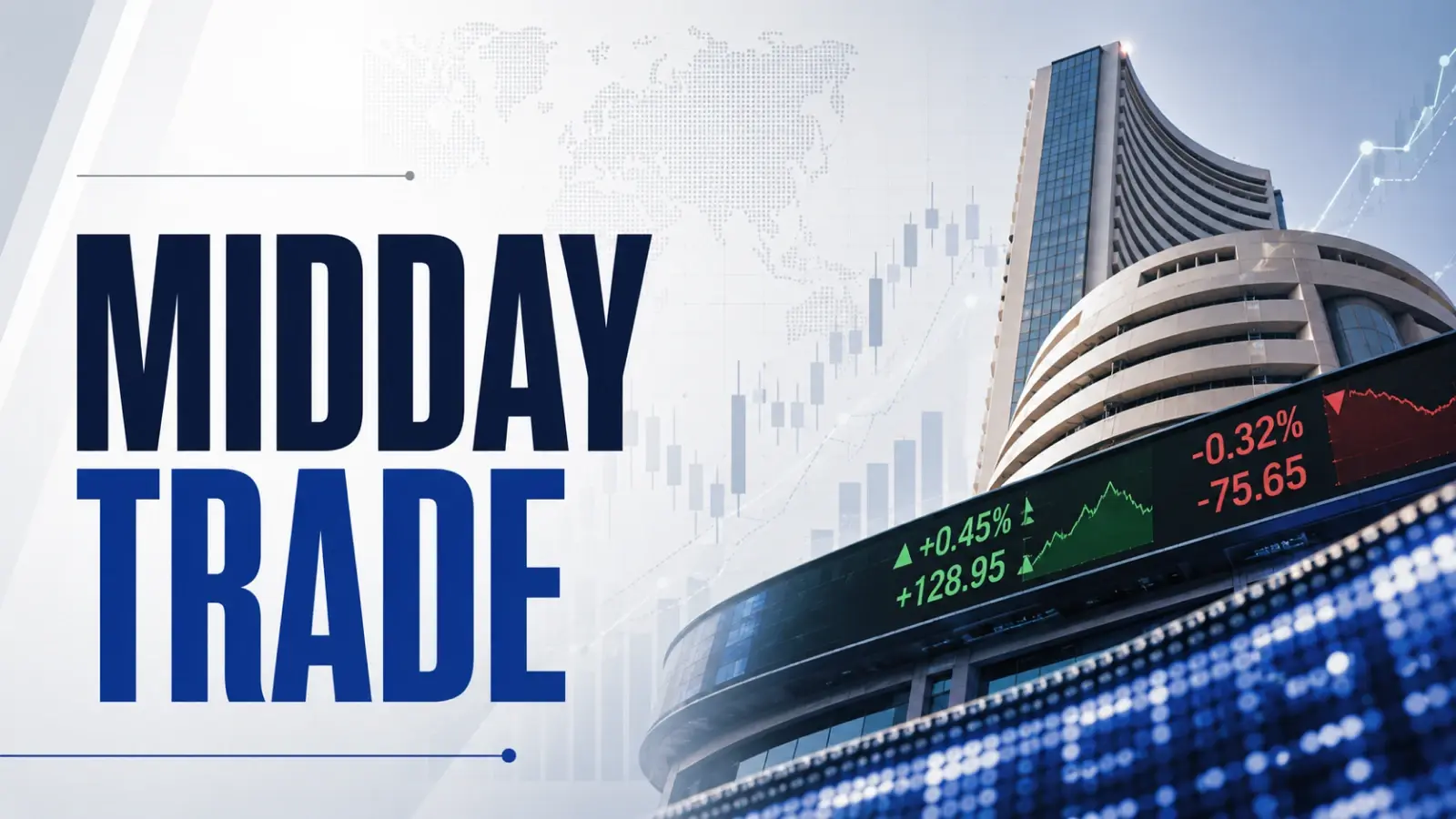 Midday Trade: Benchmarks Hold Gains as Crude Falls, Asian Markets Remain Low