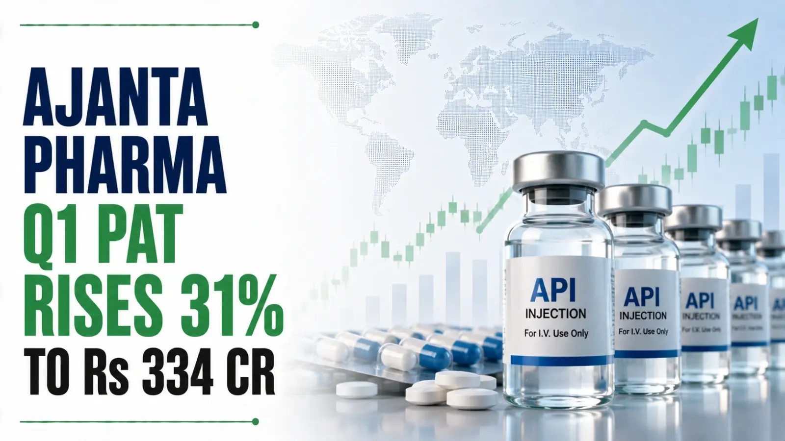 Ajanta Pharma Q1 PAT Rises 31% to Rs 334 Cr