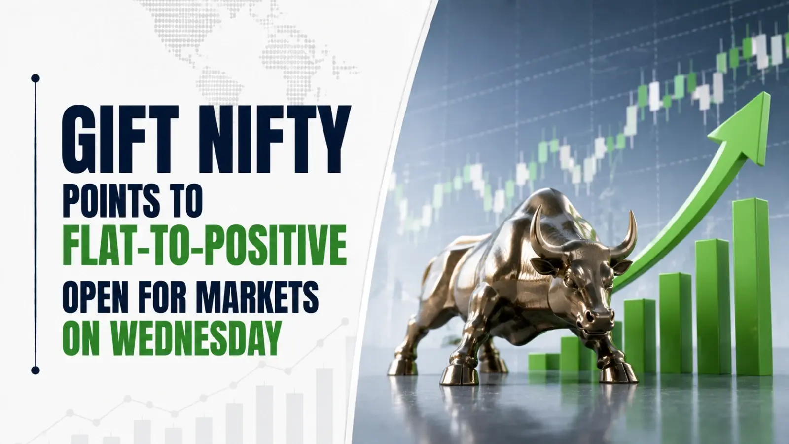 Gift Nifty Points to Flat-to-Positive Open for Markets on Wednesday