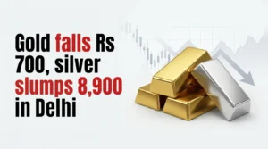 Gold Falls Rs 700, Silver Slumps Rs 8,900 in Delhi