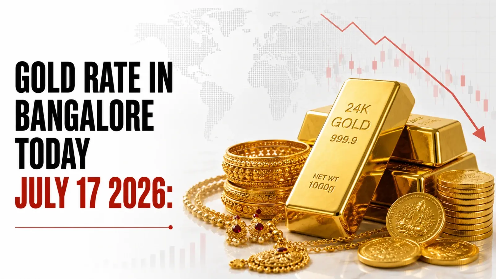 Gold Rate in Bangalore Today, July 17, 2026: 24K Gold Slips to ₹14,328 Per Gram