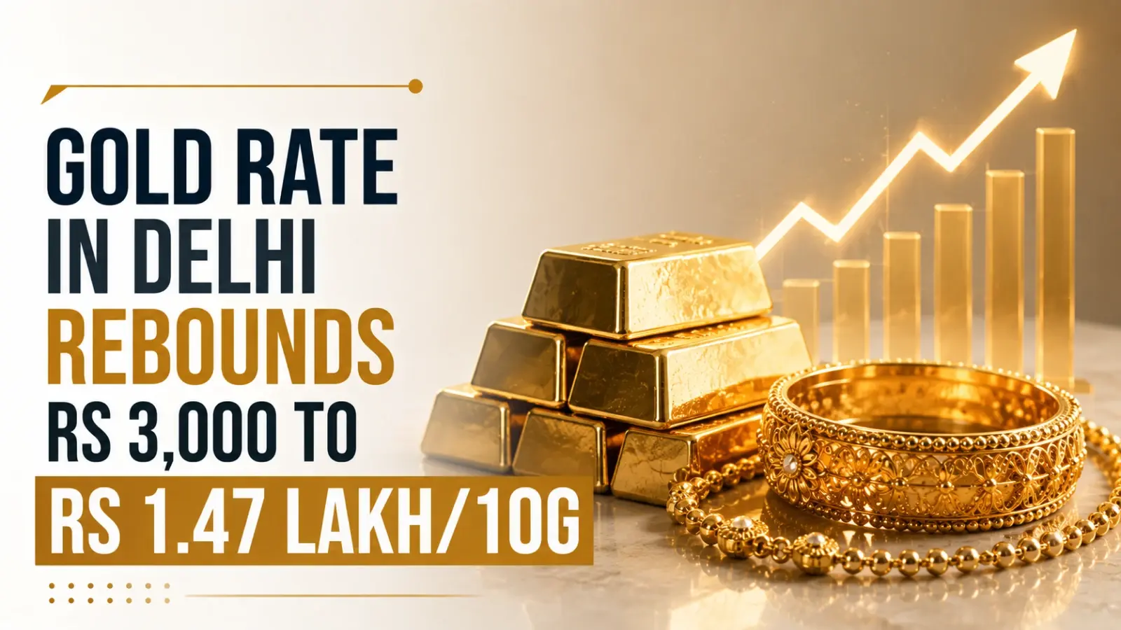 Gold Rate in Delhi Rebounds Rs 3,000 to Rs 1.47 Lakh/10g As Weak US Dollar Revives Bullion Demand July 2 2026