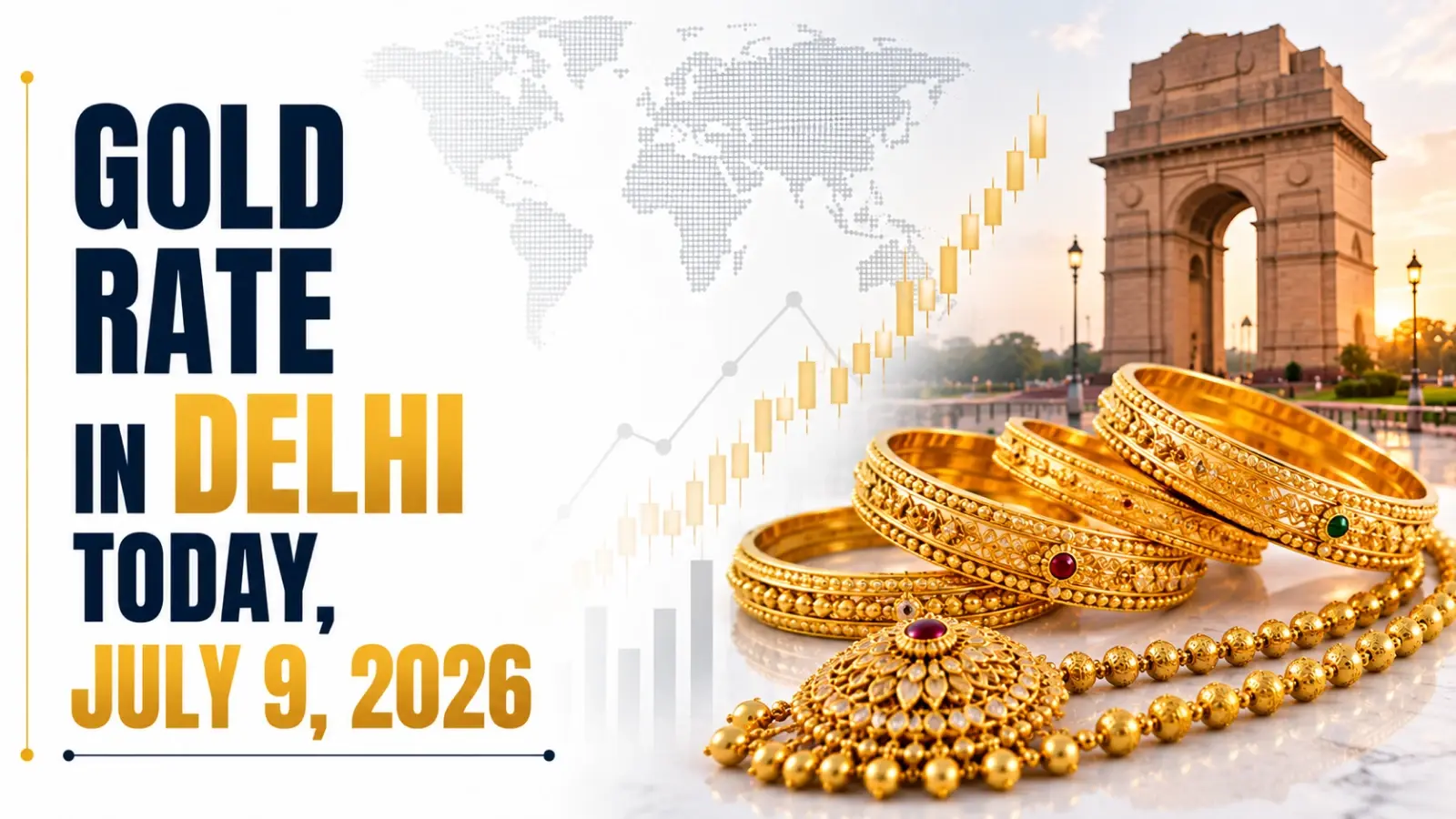 Gold Rate in Delhi Today, July 9, 2026: Gold Prices Tick Up After Three Days of Declines