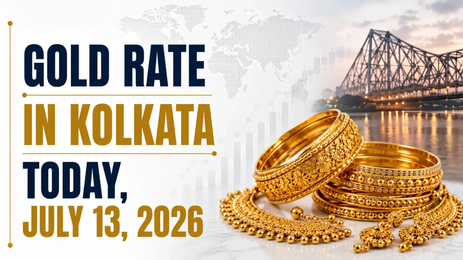 Gold Rate in Kolkata Today, July 13, 2026: Gold Prices Extend Their Decline After Weekend Pause 