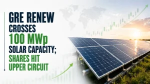 GRE Renew Crosses 100 MWp Solar Capacity; Shares Hit Upper Circuit