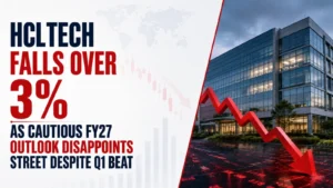 HCLTech Falls Over 3% As Cautious FY27 Outlook Disappoints Street Despite Q1 Beat