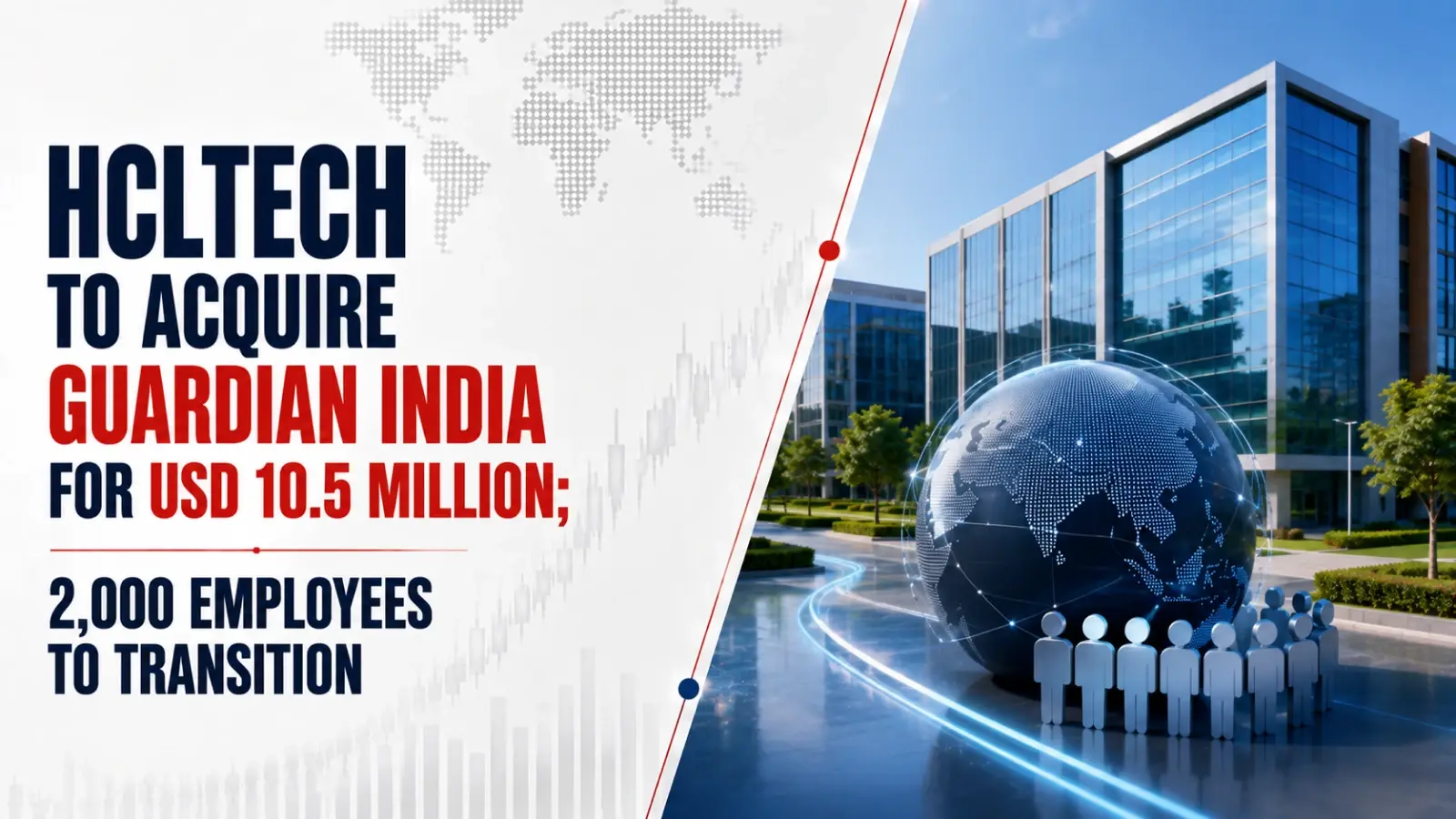 HCLTech To Acquire Guardian India for USD 10.5 Million; 2,000 Employees To Transition