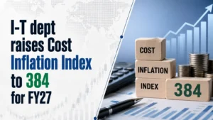 I-T Dept Raises Cost Inflation Index to 384 for FY27