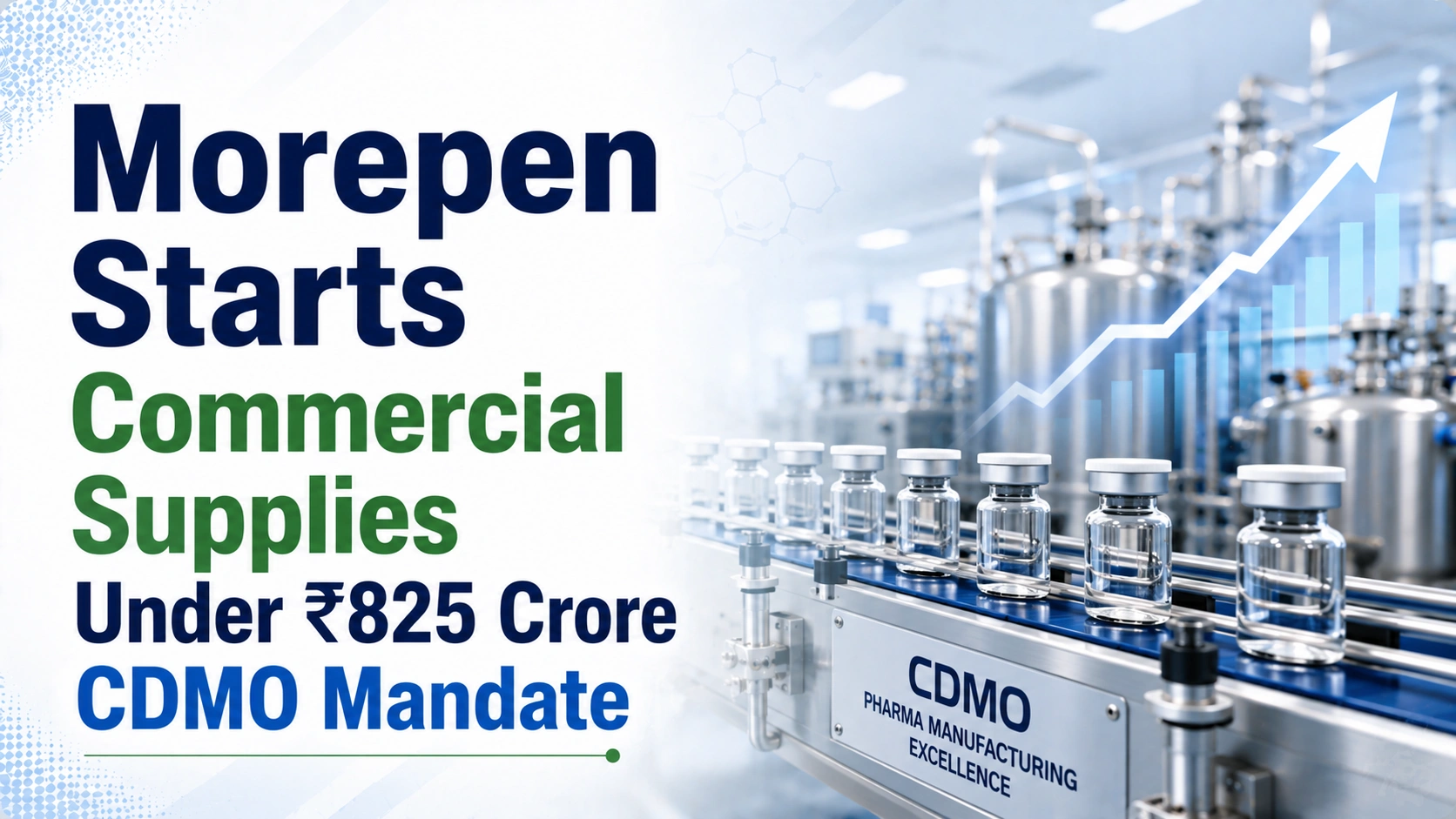 Morepen Starts Commercial Supplies Under ₹825 Crore CDMO Mandate; Shares Rise