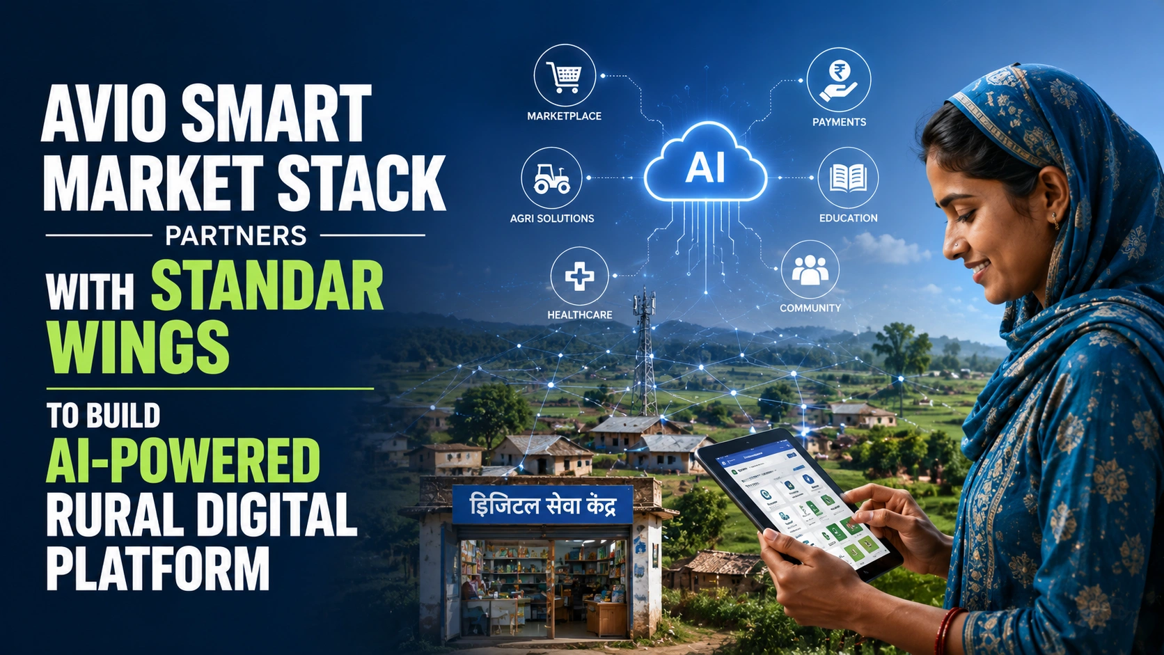 Avio Smart Market Stack Partners with StandardWings to Build AI-Powered Rural Digital Platform