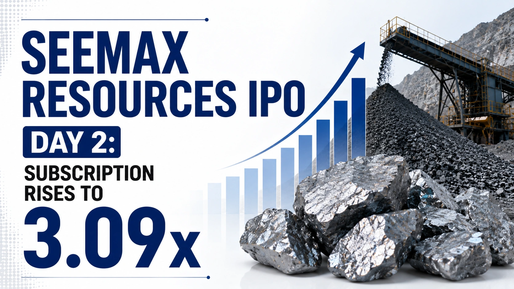 Seemax Resources IPO Day 2: Subscription Rises To 3.09x Ahead Of July 2 Closing