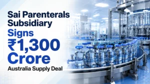 Sai Parenterals Subsidiary Signs ₹1,300 Crore Australia Supply Deal; Shares Surge