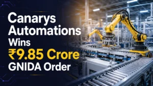 Canarys Automations Wins ₹9.85 Crore GNIDA Order; Shares Gain