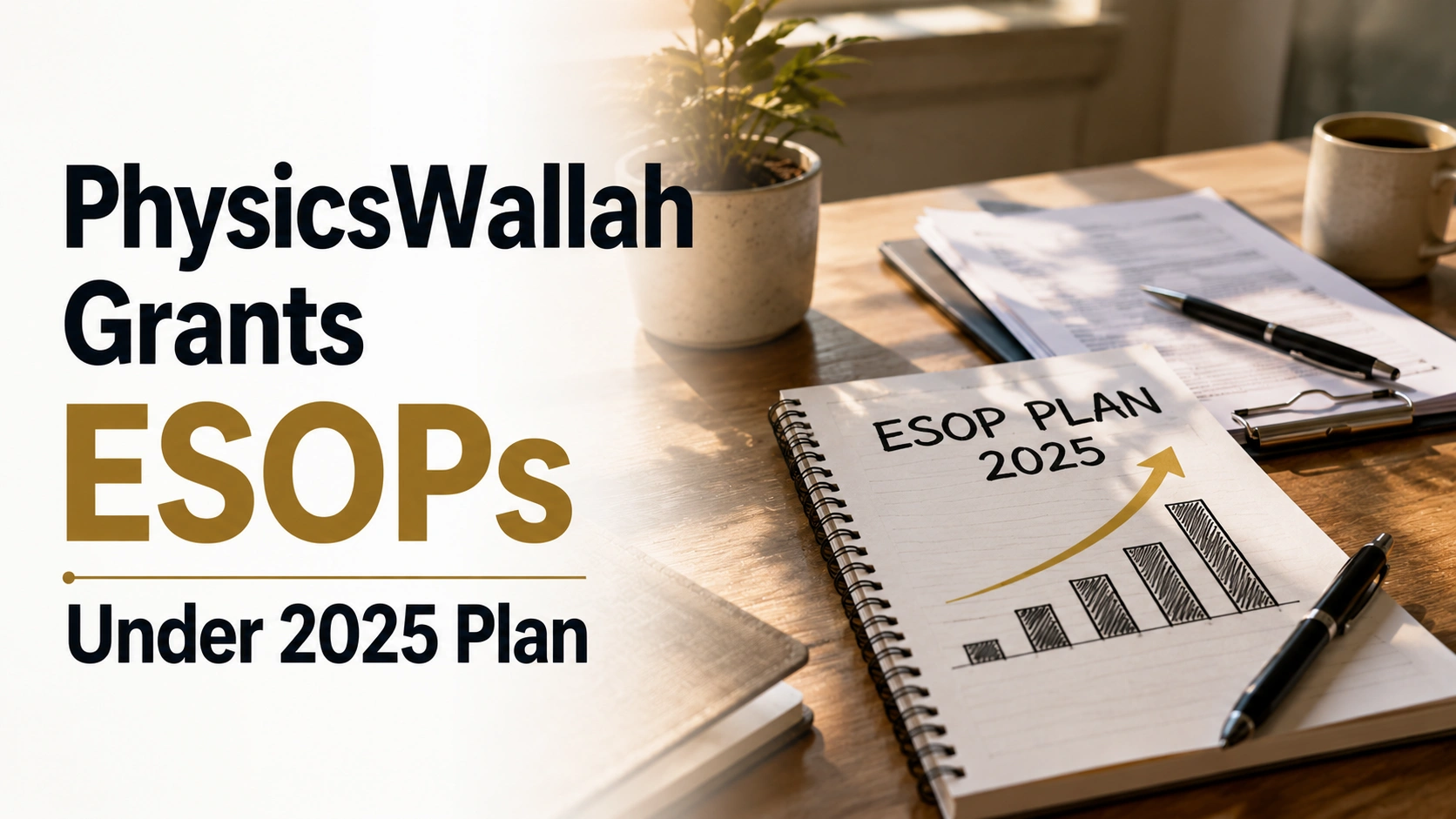 PhysicsWallah Grants ESOPs Under 2025 Plan; Shares Rise Over 3%