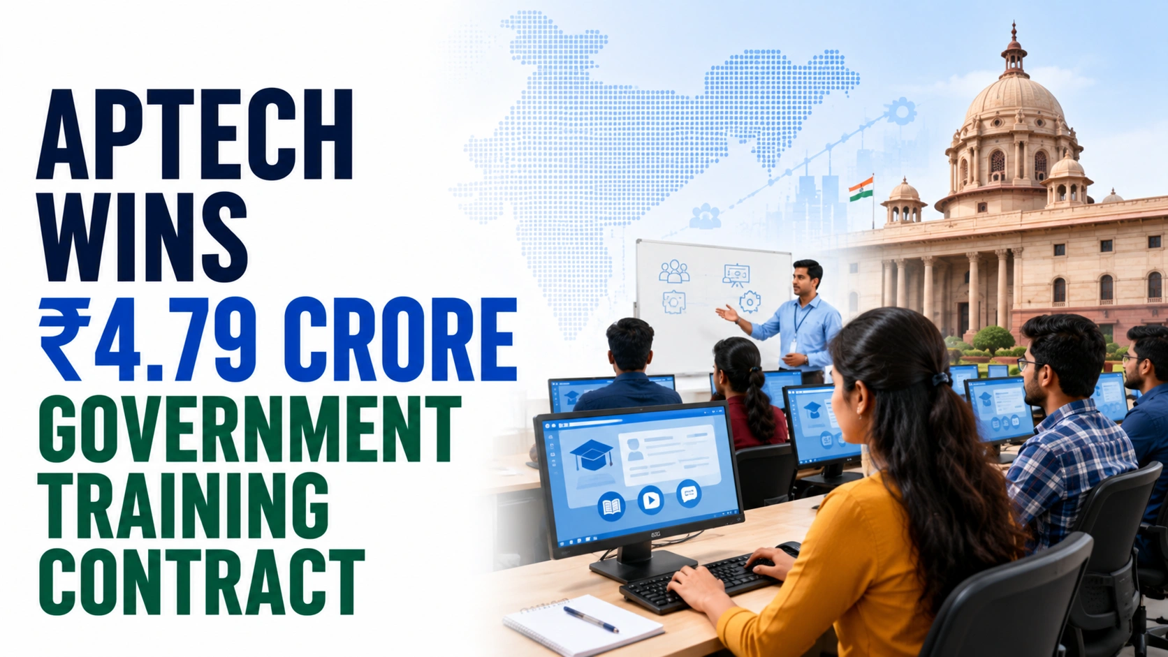 Aptech Wins ₹4.79 Crore Government Training Contract; Shares Rise 0.04%
