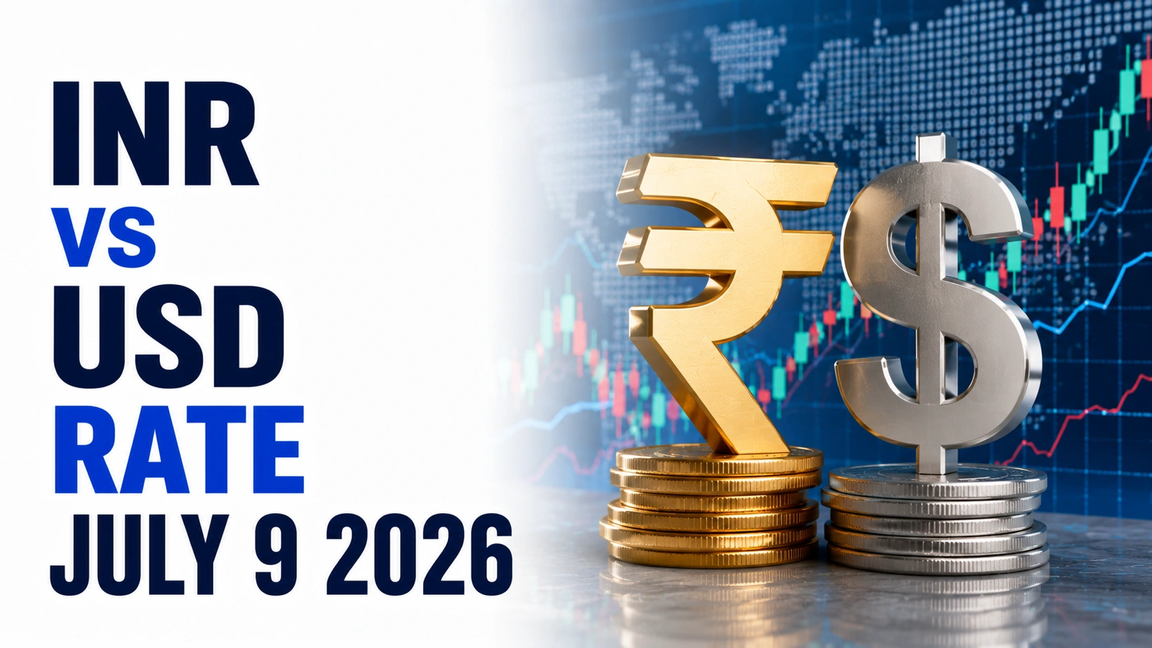 INR vs USD Rate, July 9, 2026: Rupee Slips to 95.52 Against US Dollar in Early Trade