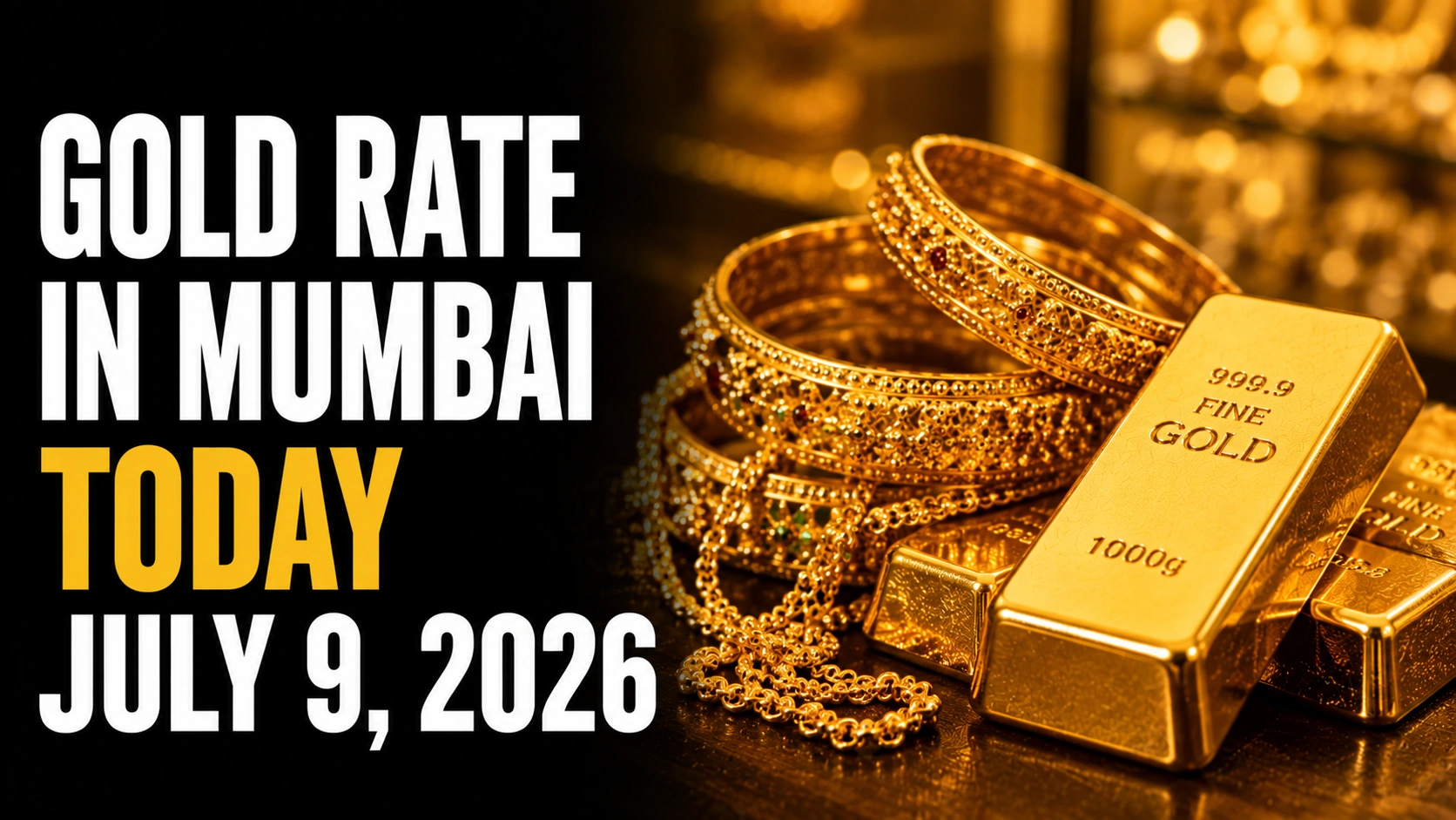 Gold Rate in Mumbai Today, July 9, 2026: Gold Prices Tick Higher After Three-Day Decline