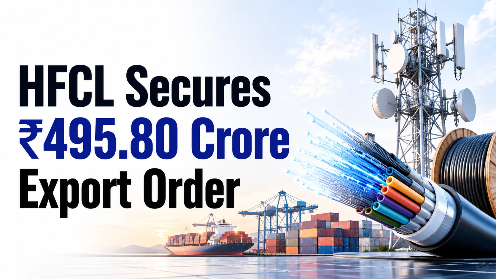 HFCL Secures ₹495.80 Crore Export Order; Shares Slip in Early Trade