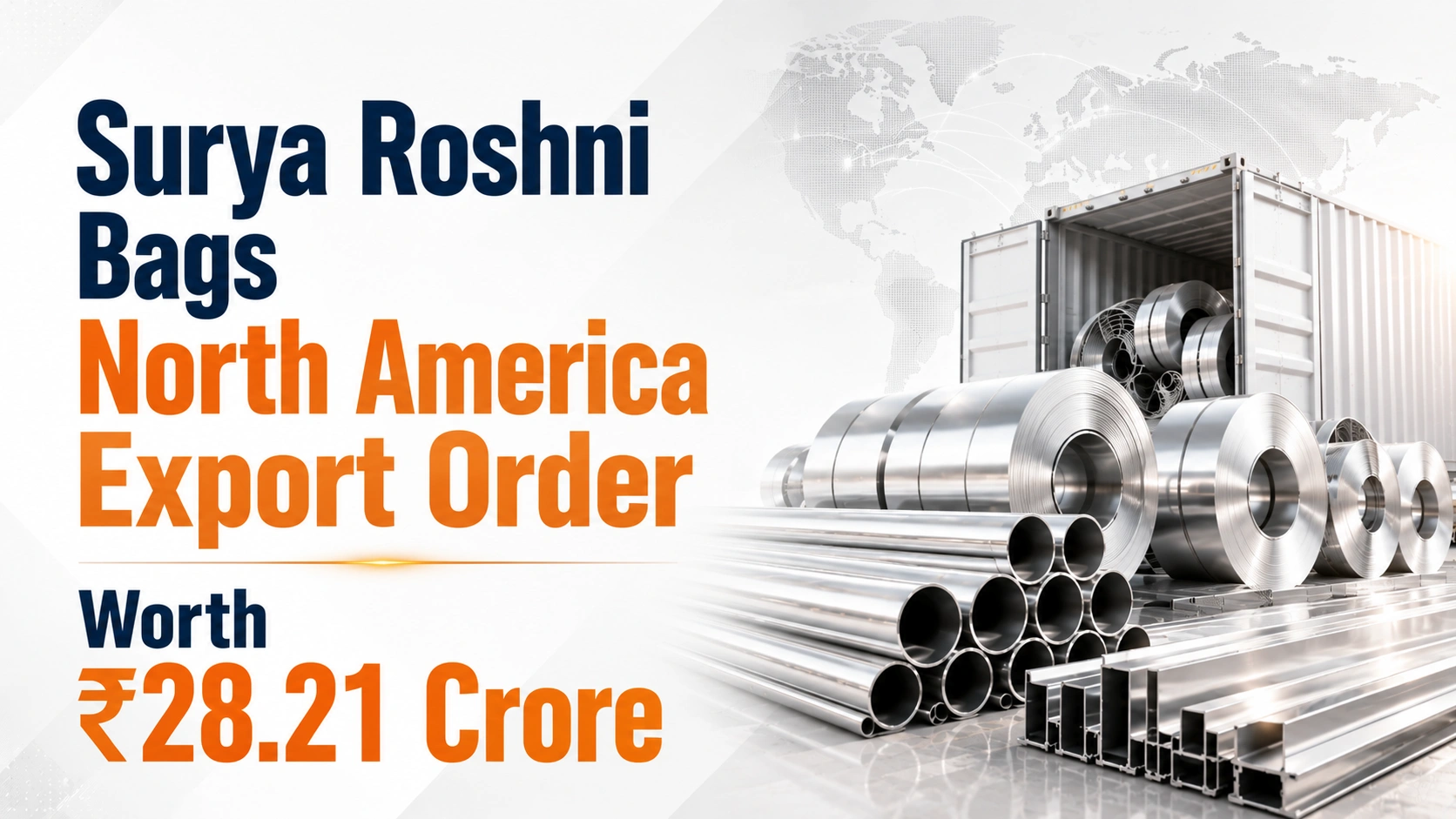 Surya Roshni Bags North America Export Order Worth ₹28.21 Crore; Shares Rise Over 1.5%
