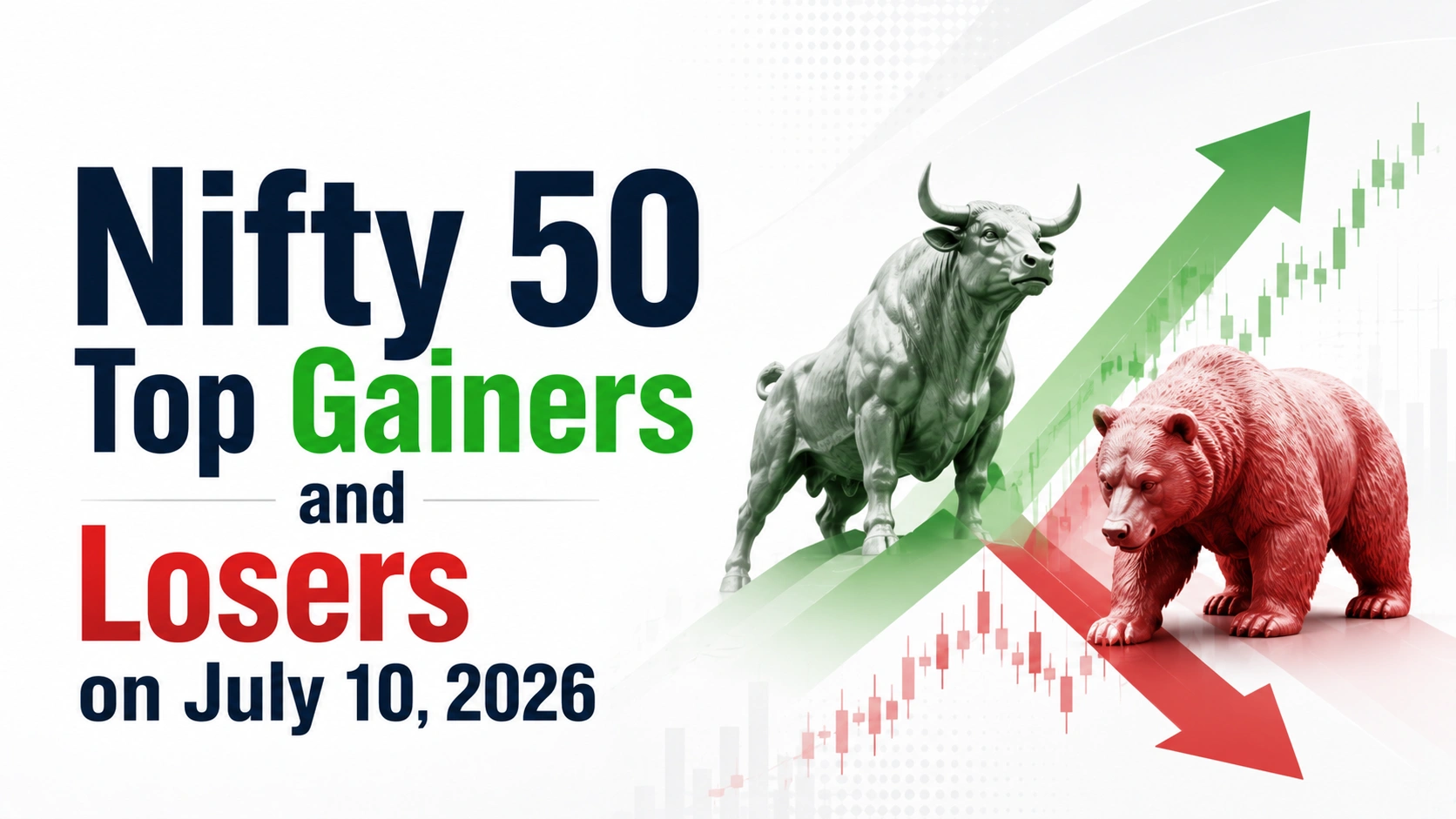 Nifty 50 Top Gainers and Losers on July 10 2026: Jio Financial, HDFC Life and Adani Enterprises gained, while Dr. Reddy's and Eternal declined.