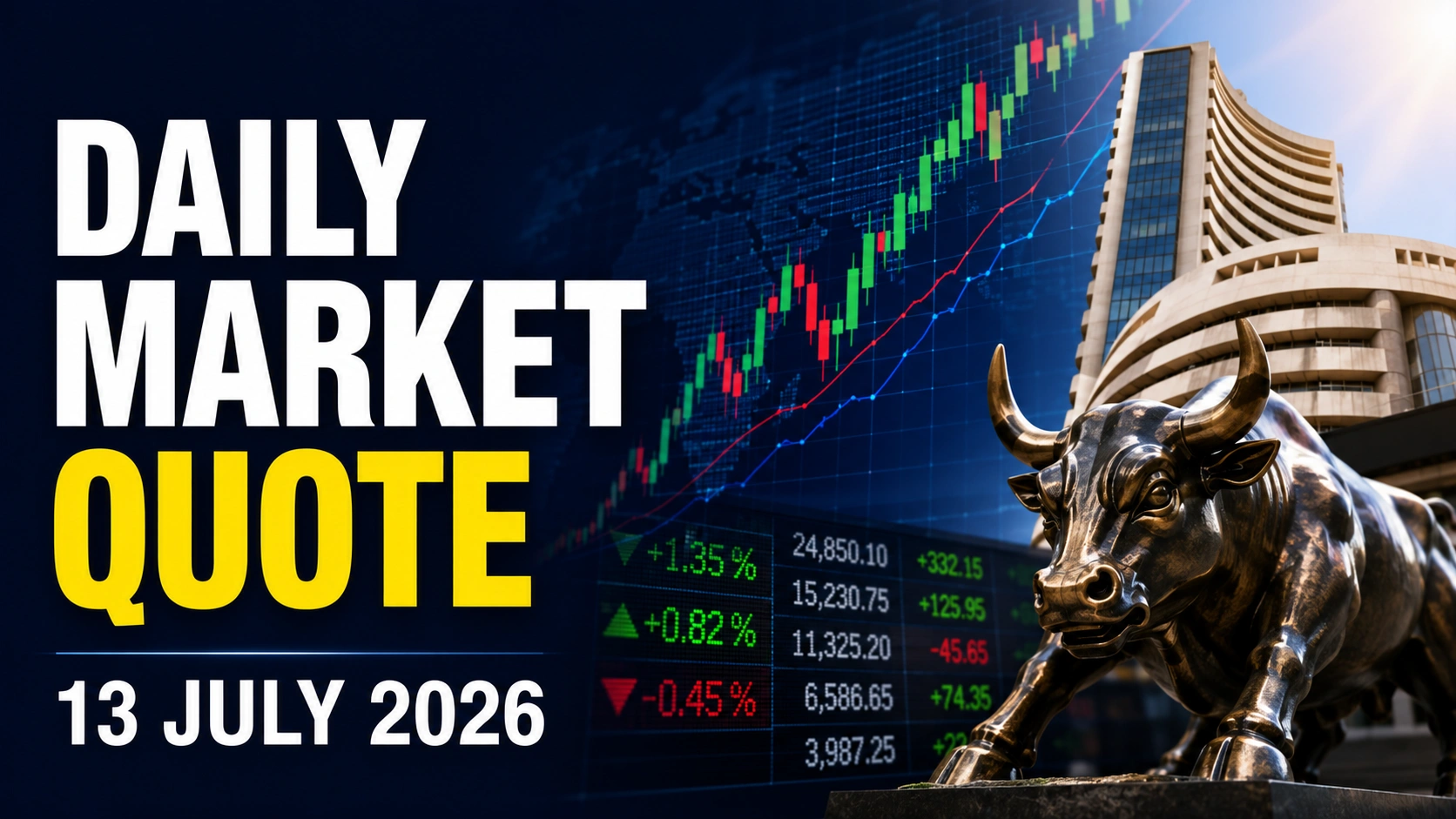  Daily Market Quote: 13 July 2026