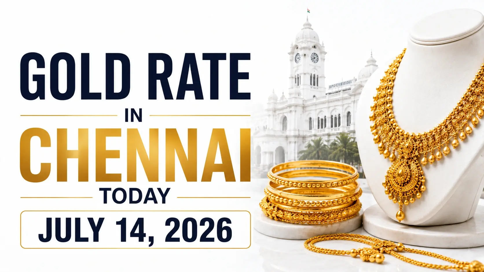 Gold Rate in Chennai Today, July 14, 2026: 24K Gold Slips to ₹14,399 as Prices Stay Near Monthly Low 