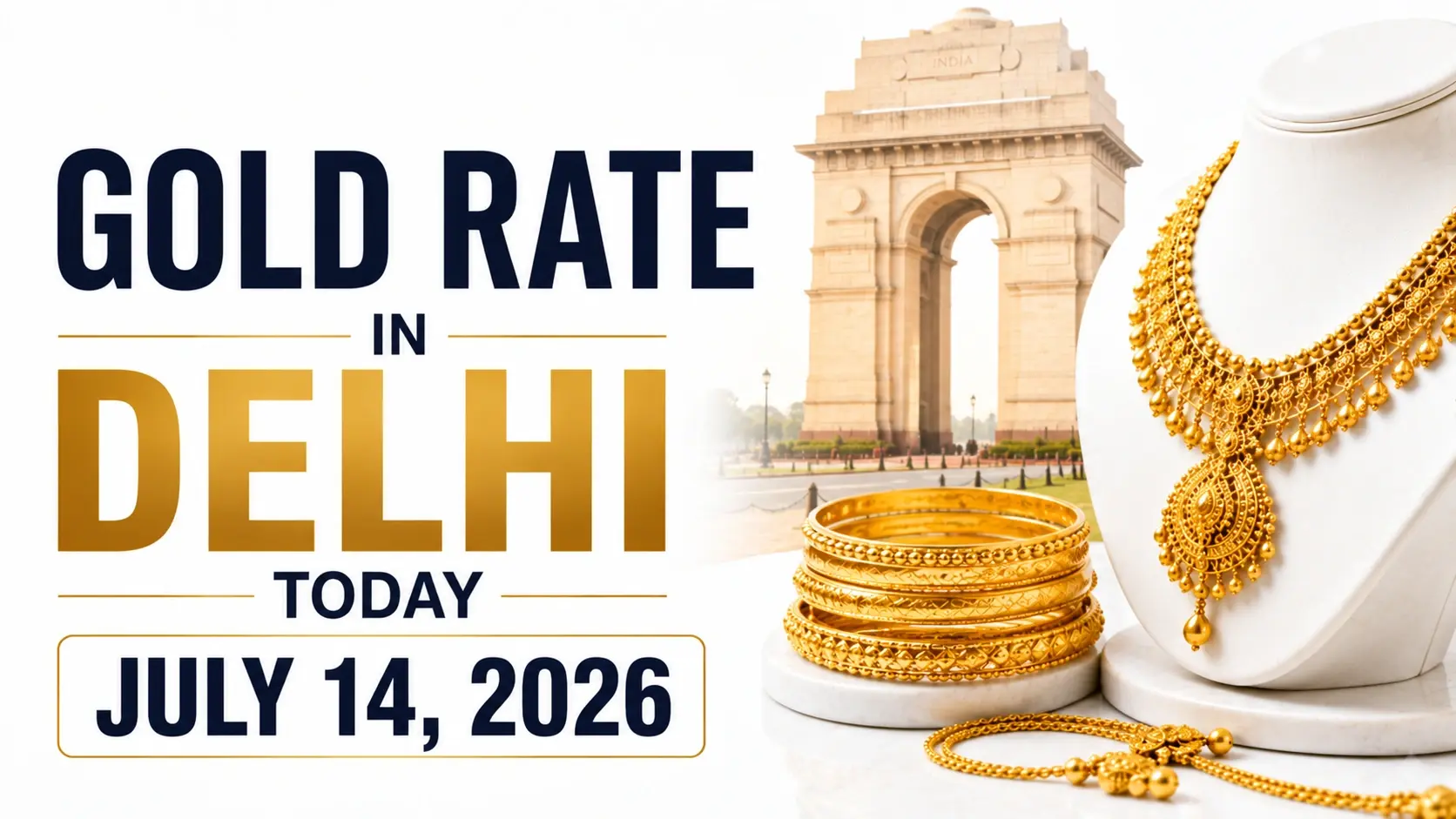 Gold Rate in Delhi Today, July 14, 2026: 24K Gold Slips to ₹14,295 as Prices Stay Under Pressure 