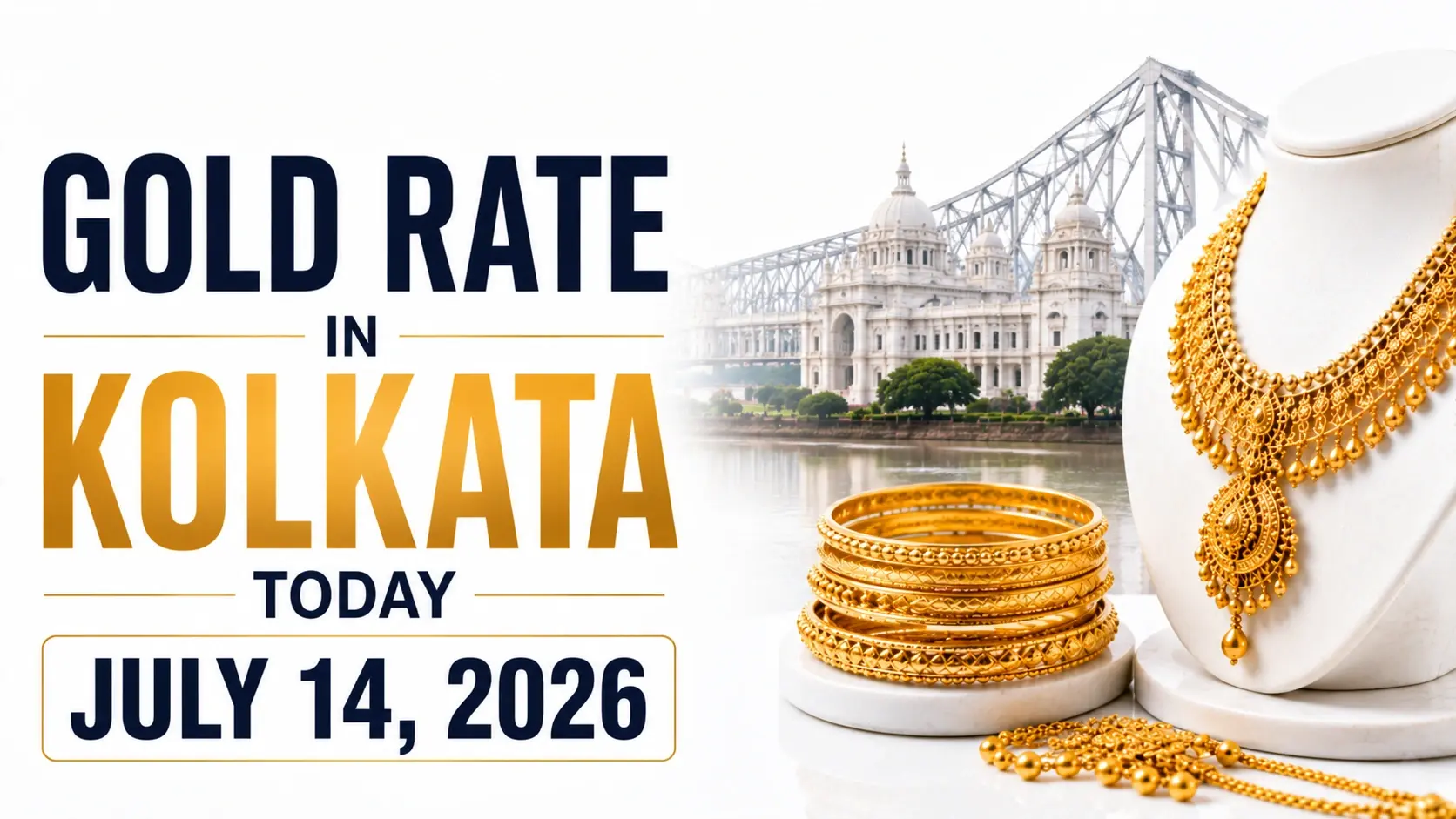 Gold Rate in Kolkata Today, July 14, 2026: 24K Gold Drops to ₹14,280 as July Correction Continues
