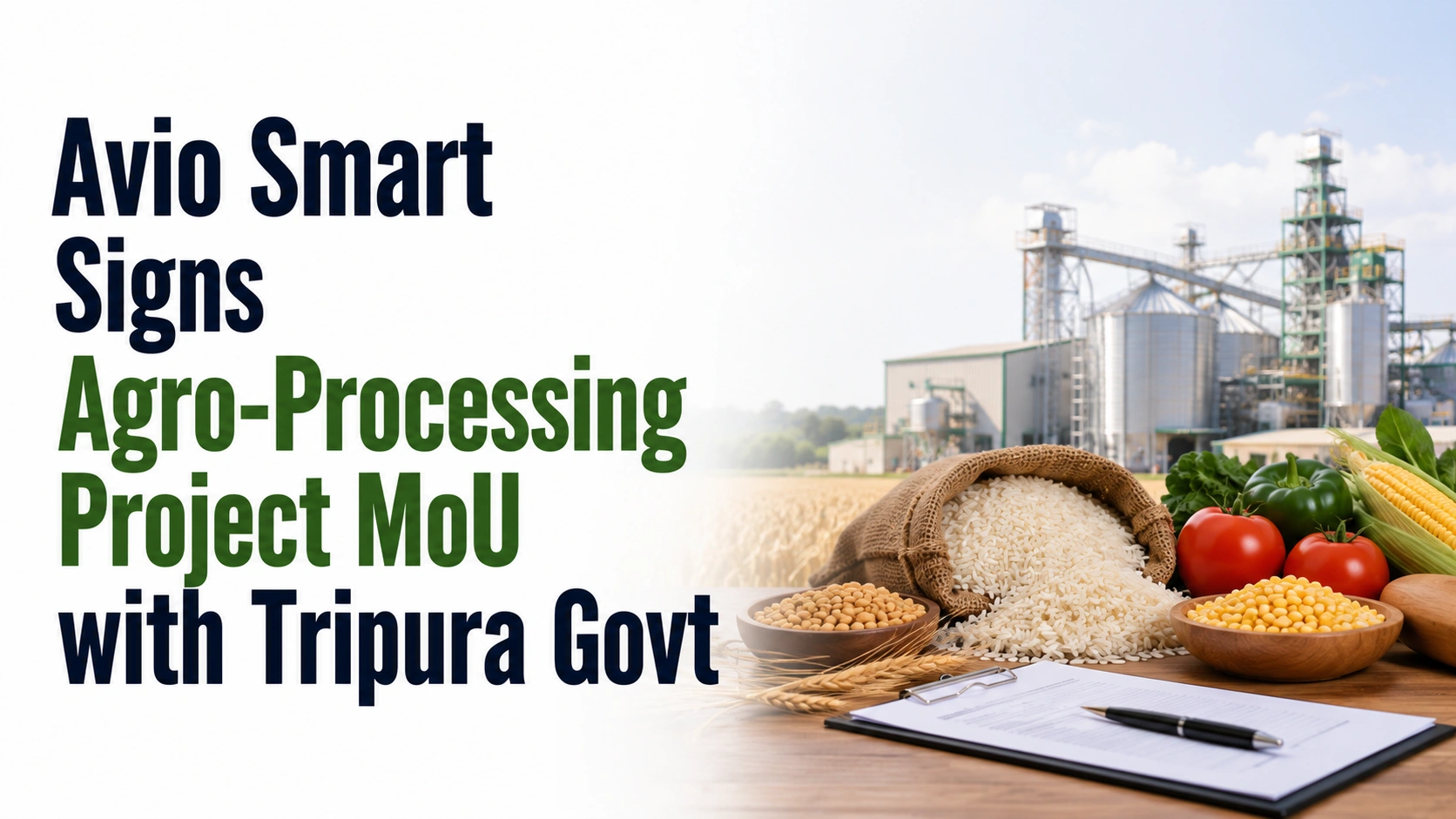 Avio Smart Signs Agro-Processing Project MoU with Tripura Govt; Shares See Muted Response