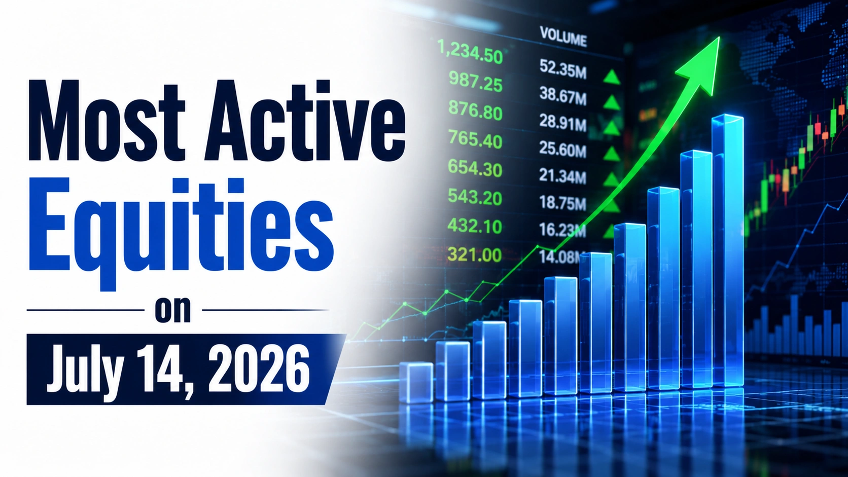 Most Active Equities on July 14, 2026: Just Dial, Fino Payments Bank Lead Trading Volumes
