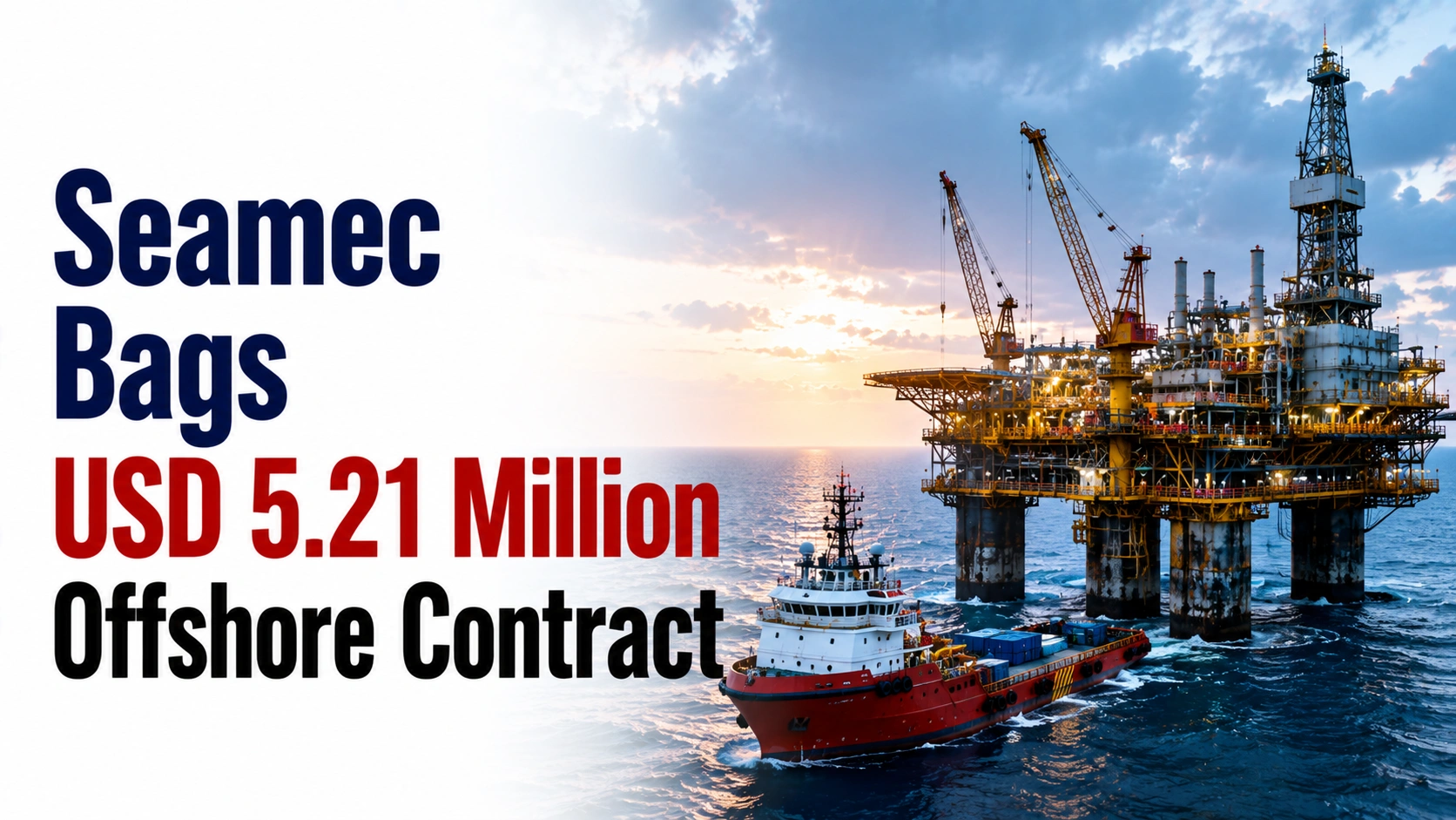 Seamec Bags USD 5.21 Million Offshore Contract; Shares Gain 2%