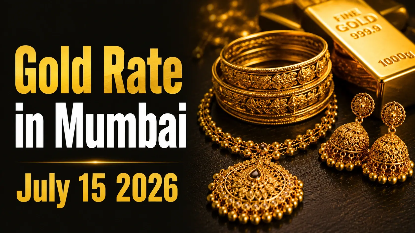 Gold Rate in Mumbai Today, July 15, 2026: Gold Prices Bounce Back; 24K Gold Climbs to ₹14,357 Per Gram