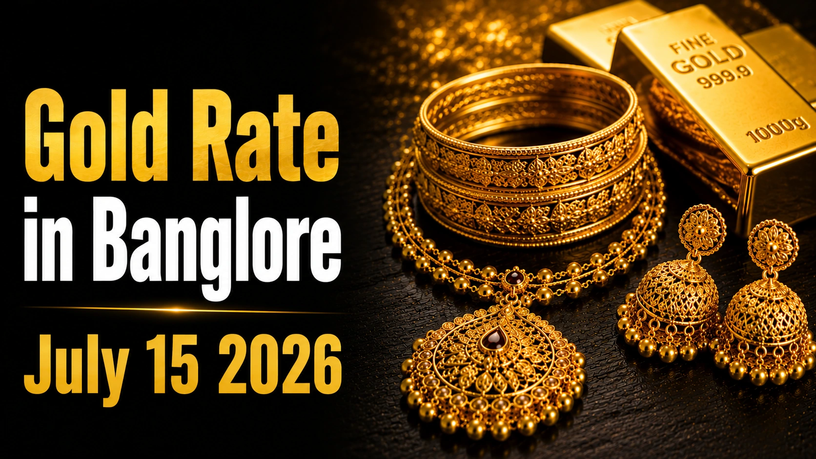 Gold Rate in Bangalore Today, July 15, 2026: Gold Prices Bounce Back; 24K Gold Climbs to ₹14,357 Per Gram