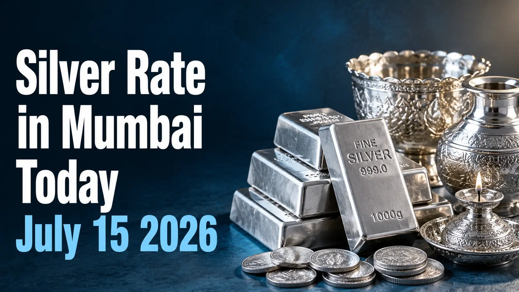 Silver Rate in Mumbai Today, July 15, 2026: Silver Prices Remain Flat at ₹235 Per Gram