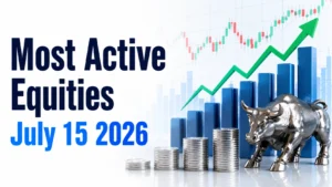 Most Active Equities, July 15, 2026: PC Jeweller, Nuvoco Vistas, Groww Among Most Traded Stocks