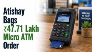 Atishay Bags ₹47.71 Lakh Micro ATM Order; Shares Recover Late
