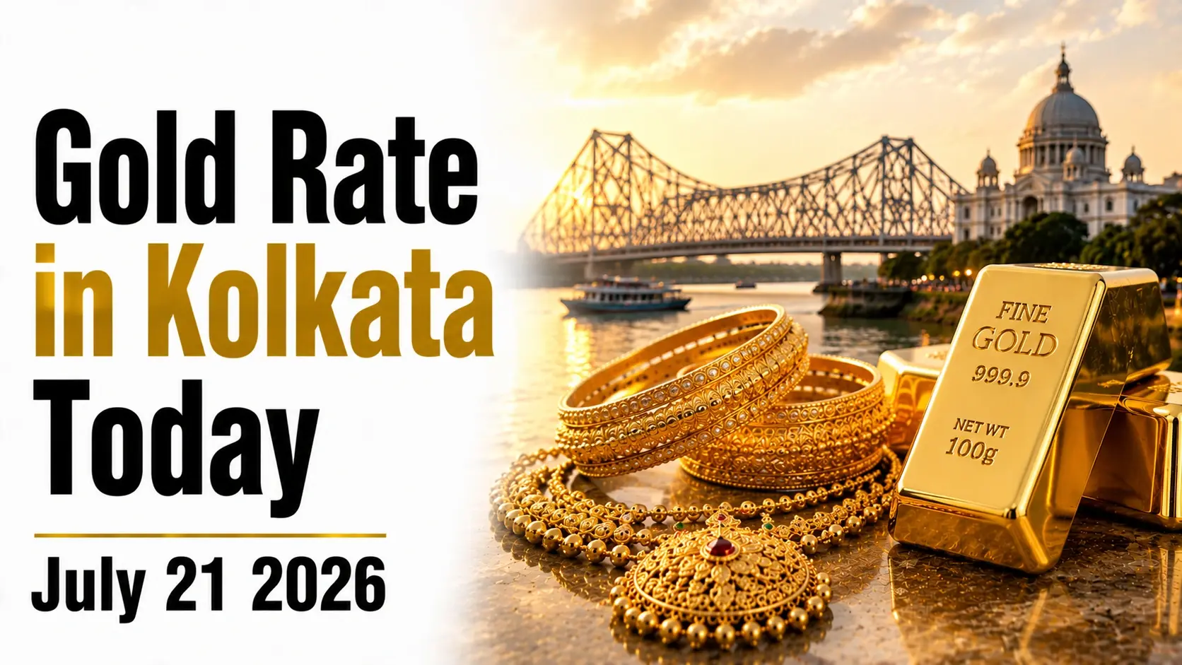Gold Rate in Kolkata Today, July 21, 2026: Gold Extends Gains for a Second Straight Session
