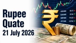 Rupee Quate: 21 July 2026