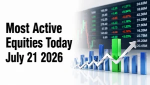 Most Active Equities, July 21, 2026 (4:00 PM IST): PC Jeweller, Vodafone Idea, JP Power Among Most Traded Stocks on Tuesday