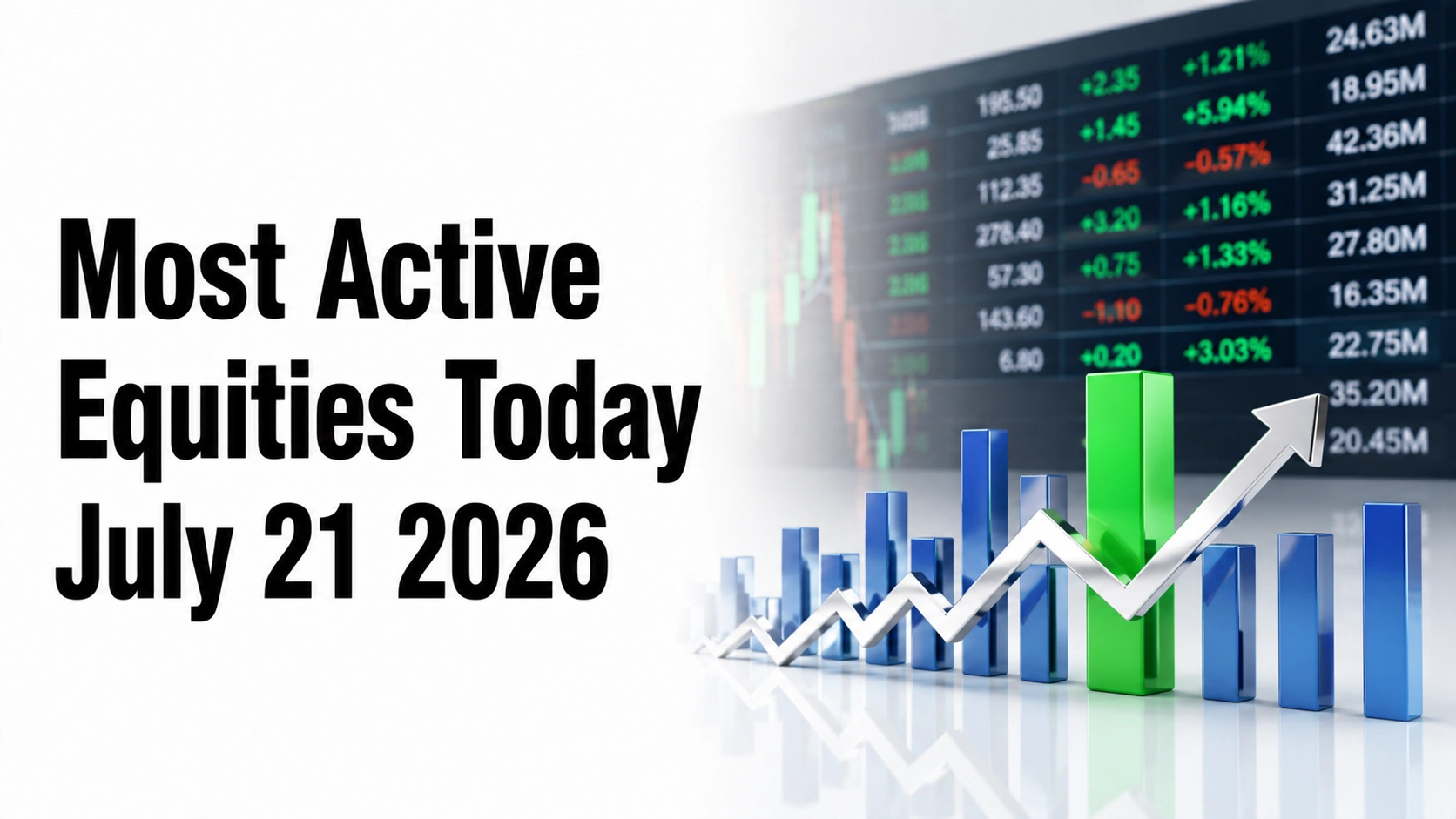 Most Active Equities, July 21, 2026 (4:00 PM IST): PC Jeweller, Vodafone Idea, JP Power Among Most Traded Stocks on Tuesday