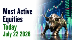 Most Active Equities, July 22, 2026: Vodafone Idea, PC Jeweller, Bandhan Bank Dominate Trading Volumes on Wednesday