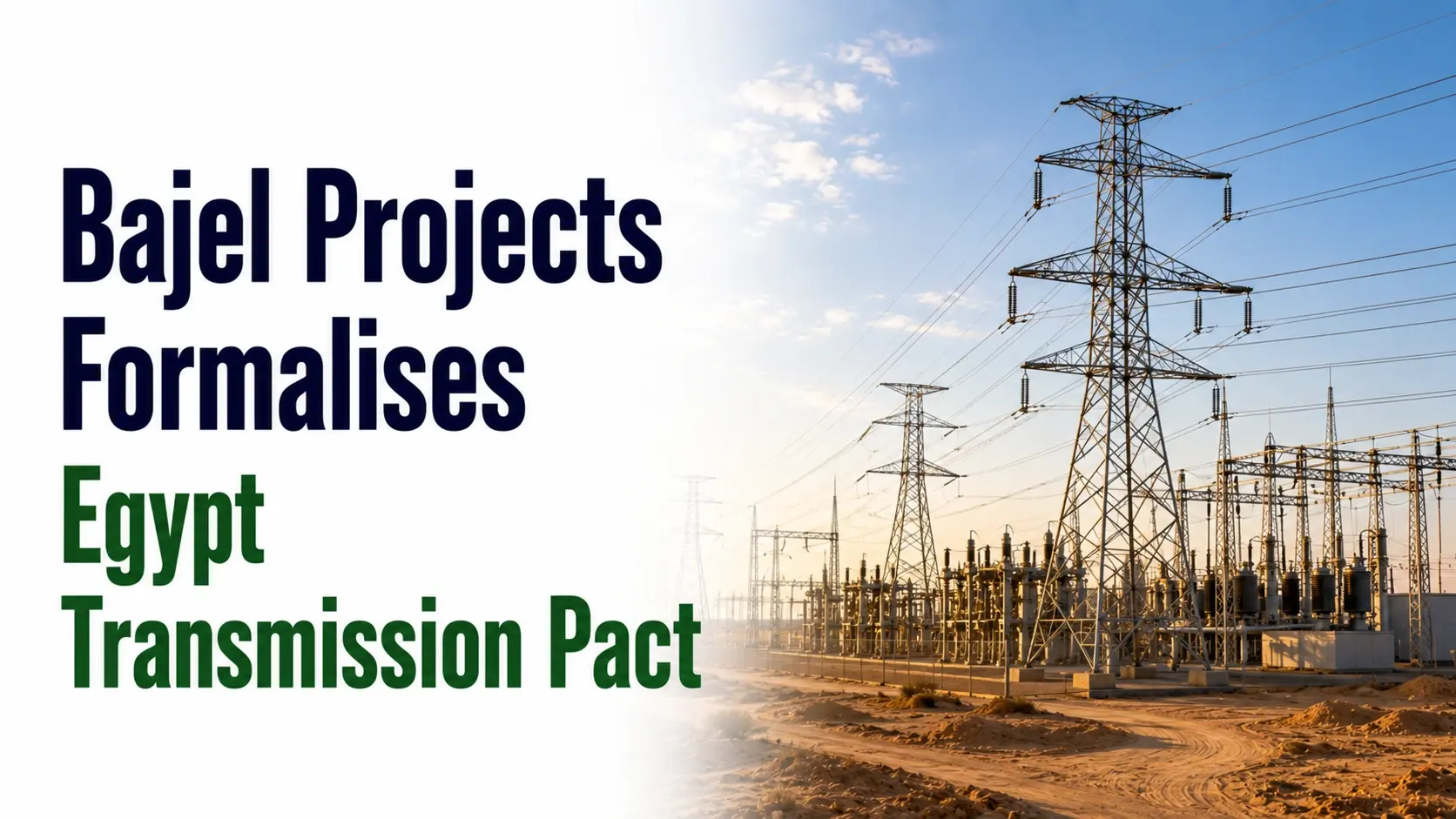 Bajel Projects Formalises Egypt Transmission Pact; Shares Jump Over 4%