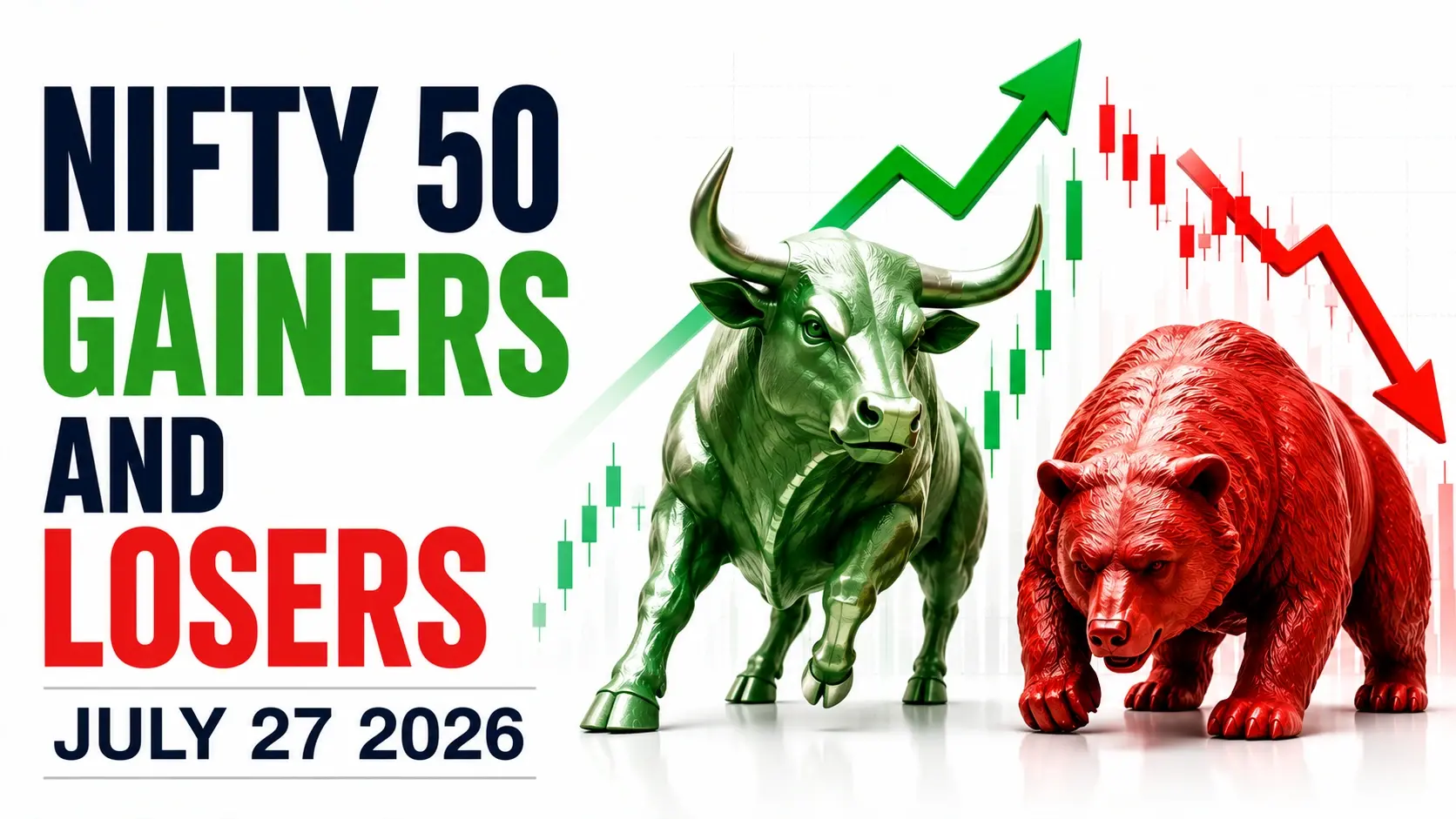 Nifty 50 Gainers and Losers, July 27, 2026: Eternal, IndiGo, Infosys Among Gainers; ONGC, SBI Life Insurance, UltraTech Cement Among Laggards