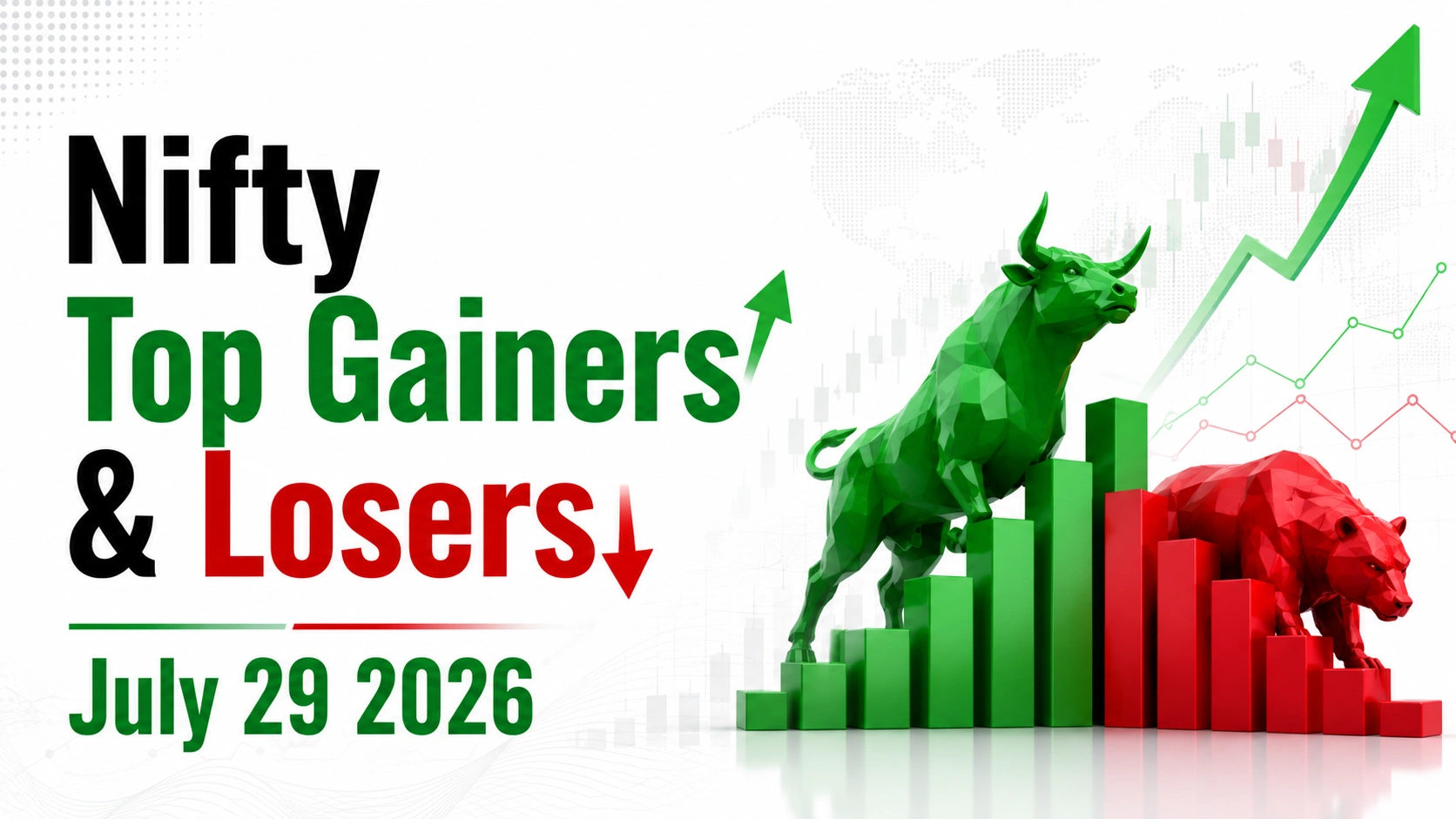 Nifty Top Gainers & Losers, July 29, 2026, 3:30 PM IST: Jio Financial Services, Hindustan Unilever, Infosys Lead; Adani Ports, M&M, Power Grid Slip