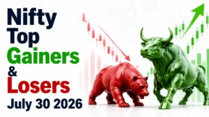 Nifty Top Gainers & Losers, July 30, 2026, 11:30 AM IST: Wipro, Tech Mahindra, ONGC Lead; Adani Ports, Shriram Finance, Asian Paints Slip