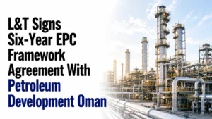 L&T Signs Six-Year EPC Framework Agreement With Petroleum Development Oman; Shares Edge Up