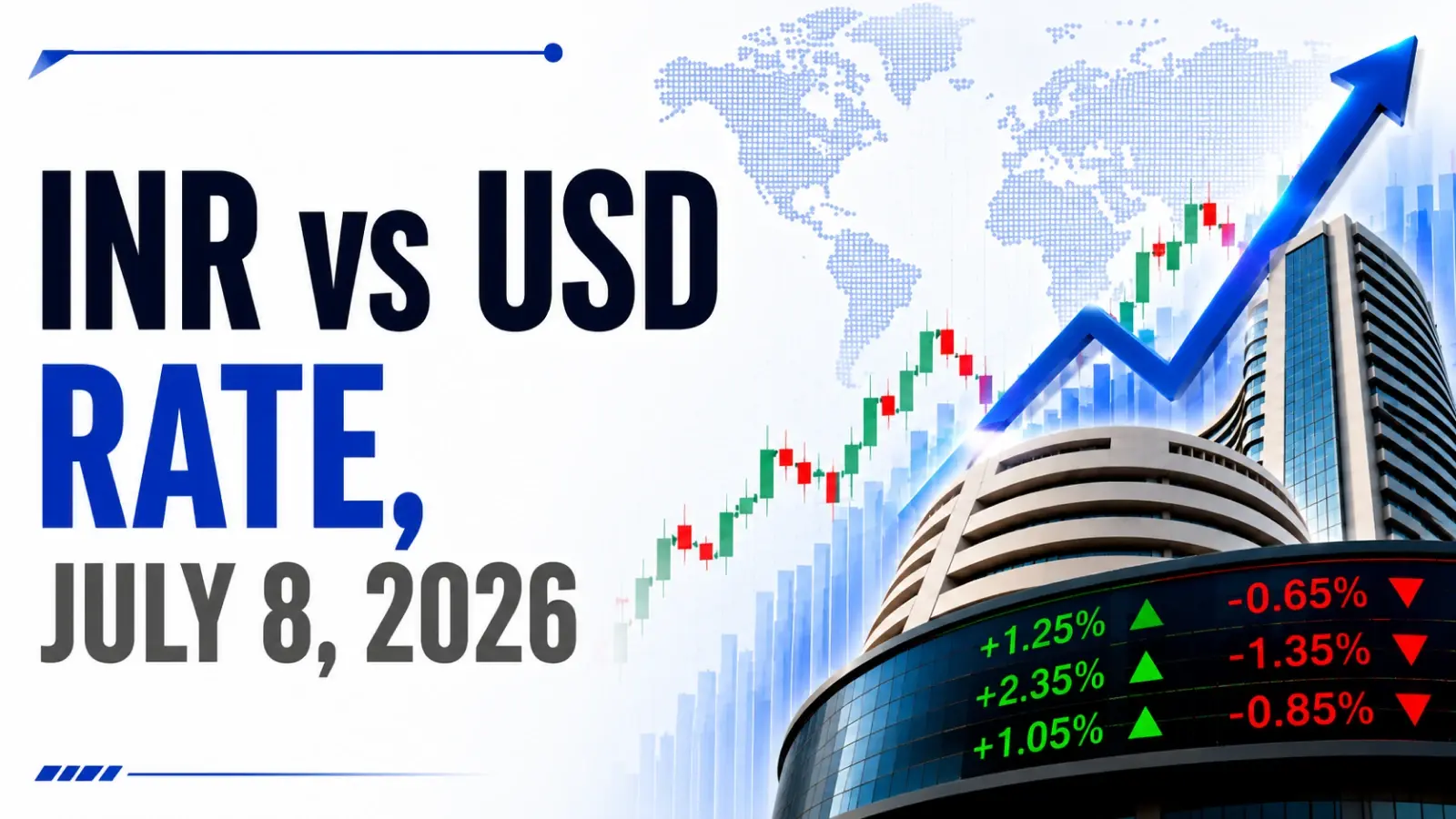 INR vs USD Rate, July 8, 2026: Rupee Declines to 95.16 Against US Dollar in Early Trade