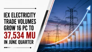 IEX Electricity Trade Volumes Grow 16 PC to 37,534 Mu in June Quarter